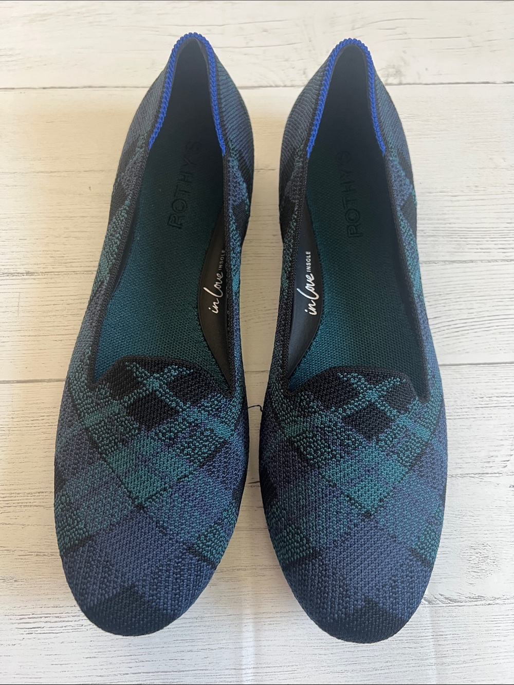 ROTHYS Plaid loafers